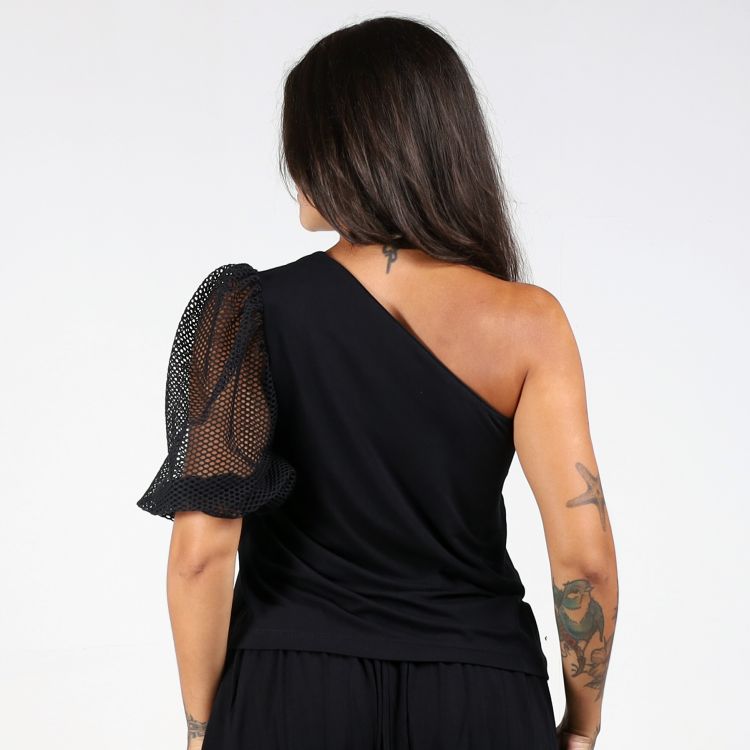 Blusa Ombro Único Tela