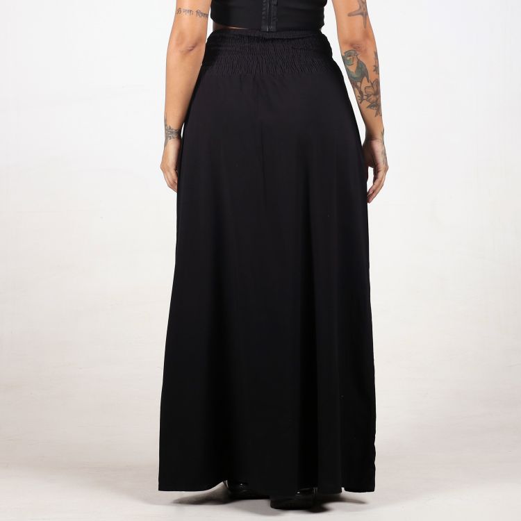 Saia Vestido Lastex Longa