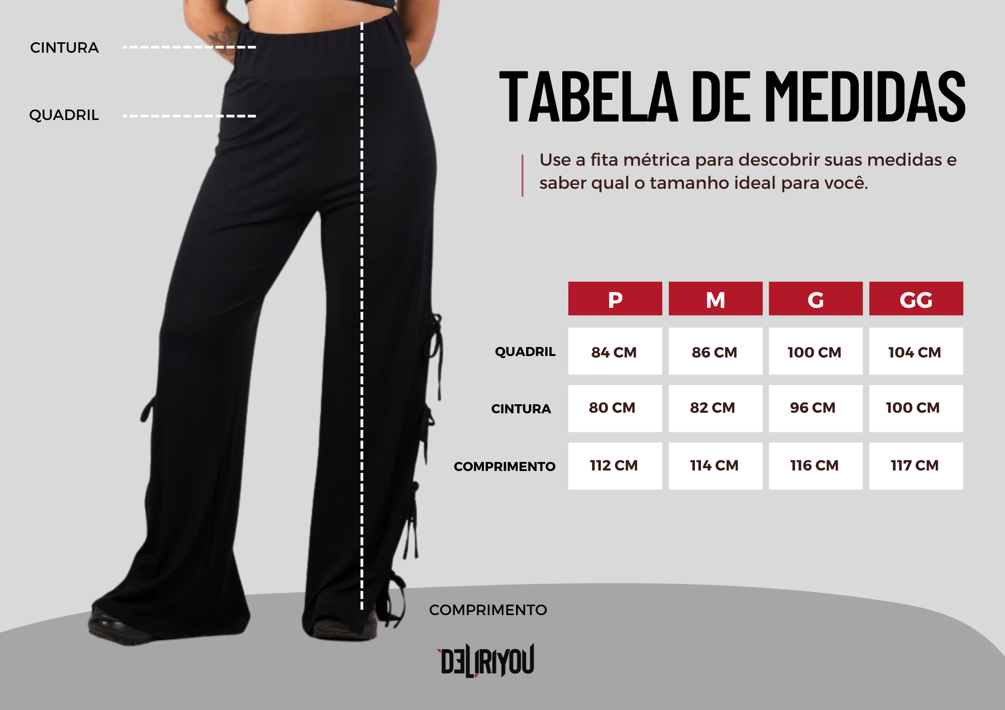 Tabela de medidas