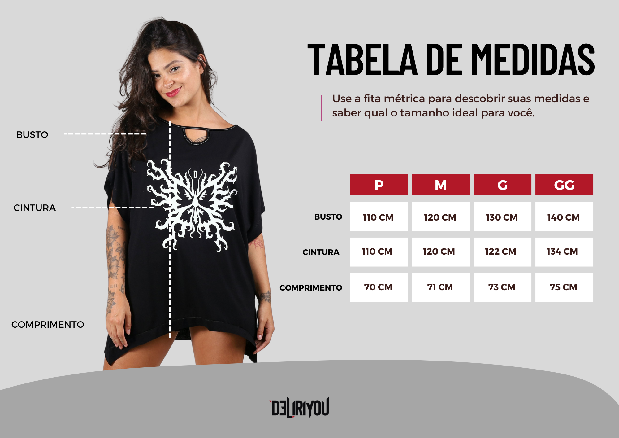Tabela de medidas