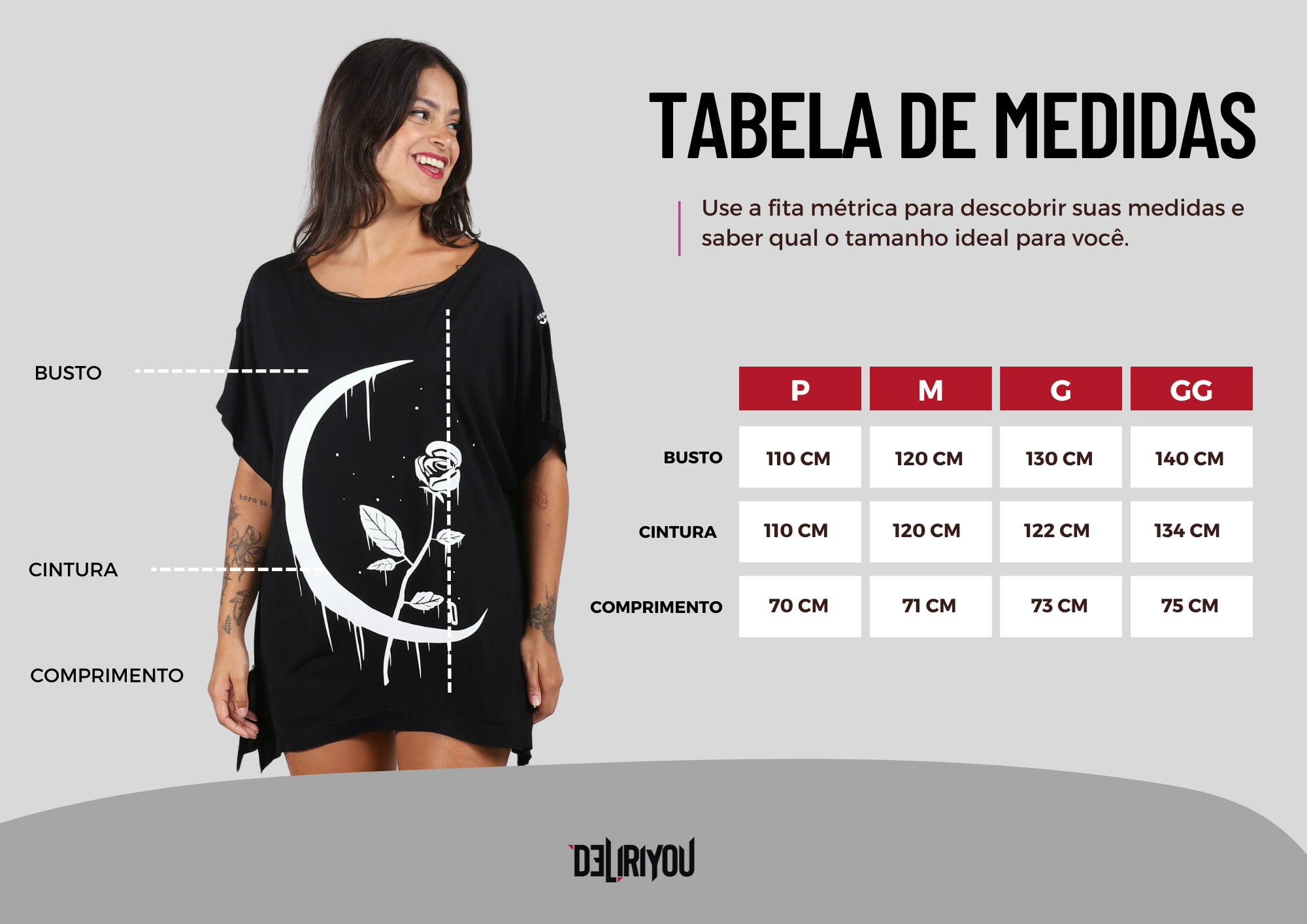 Tabela de medidas