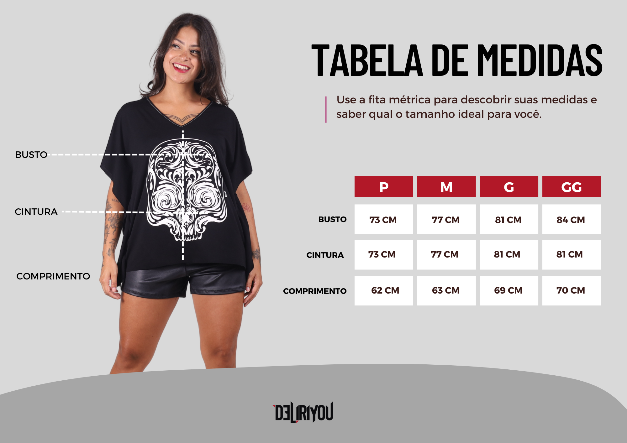 Tabela de medidas