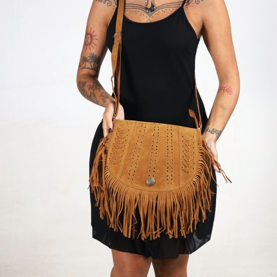 Bolsa Folk Spirit Caramelo