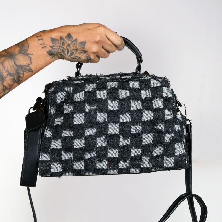 Bolsa Denim Pop Preta