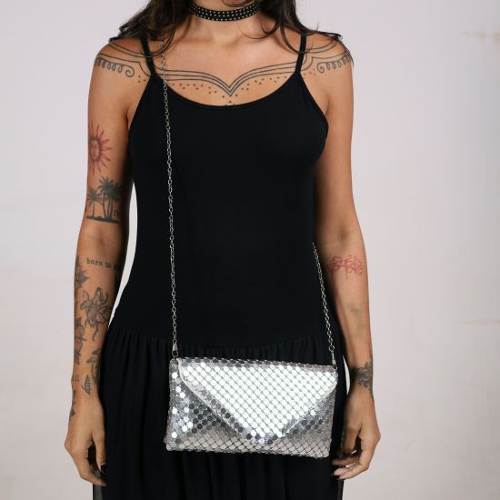 Bolsa Night Fever Prata