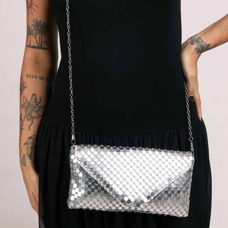 Bolsa Night Fever Prata