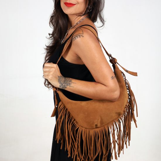 Bolsa Franja Rebel Caramelo