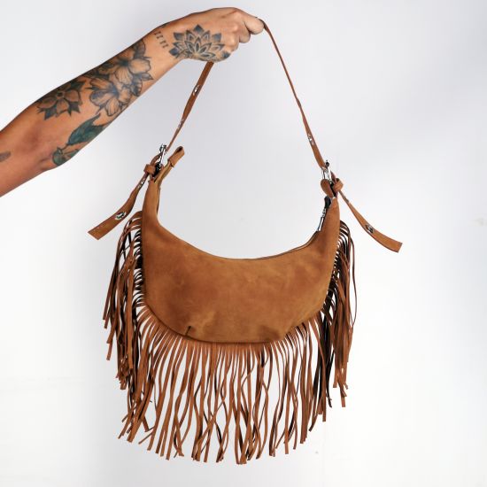 Bolsa Franja Rebel Caramelo
