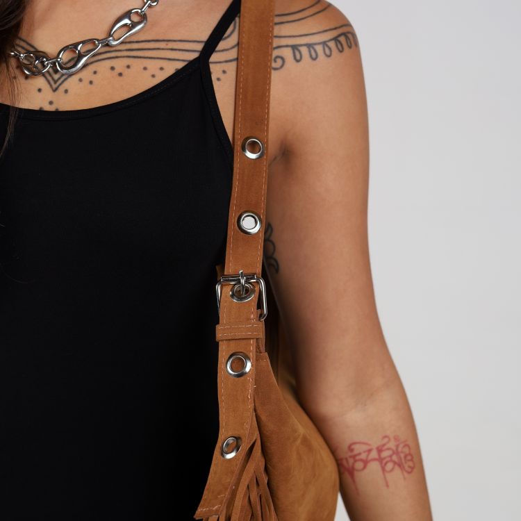 Bolsa Franja Rebel Caramelo