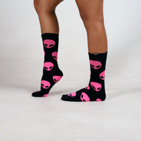 Meia Alien Pink