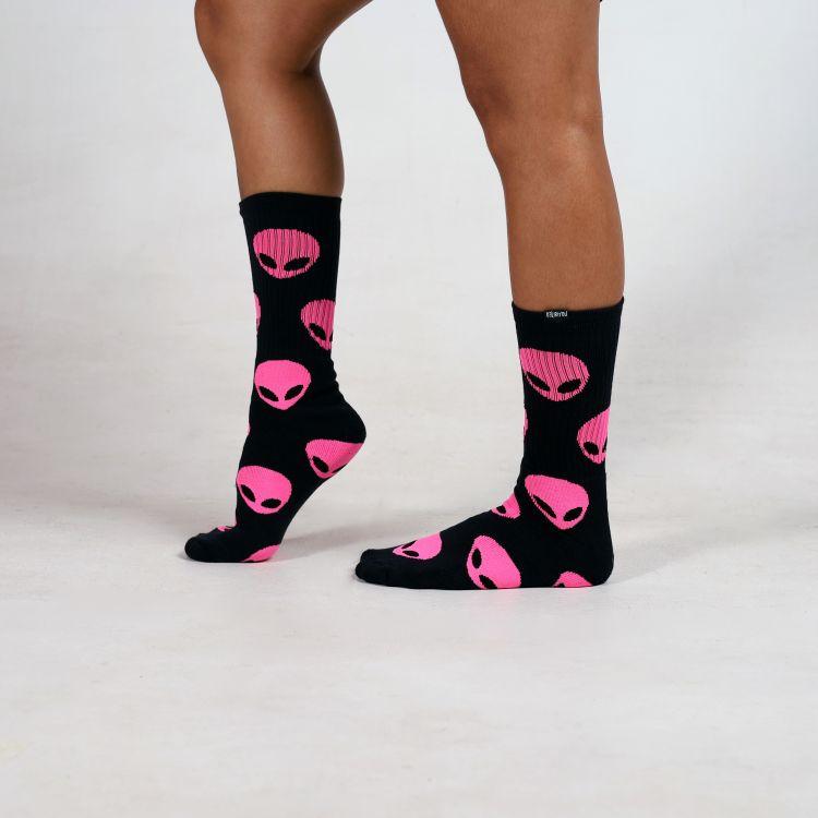 Meia Alien Pink