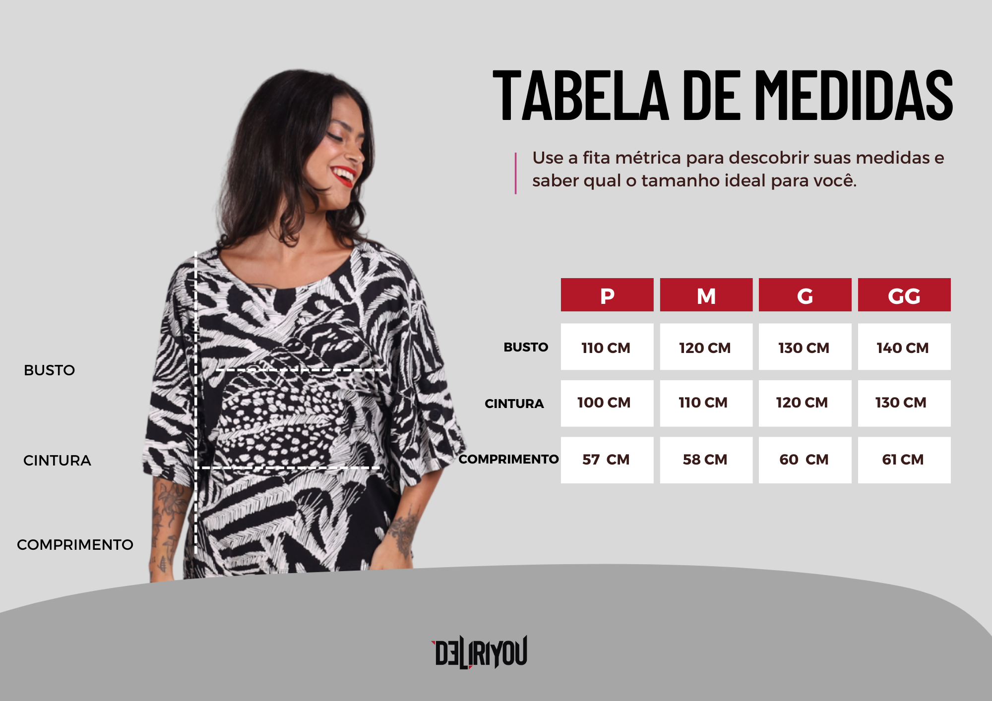 Tabela de medidas