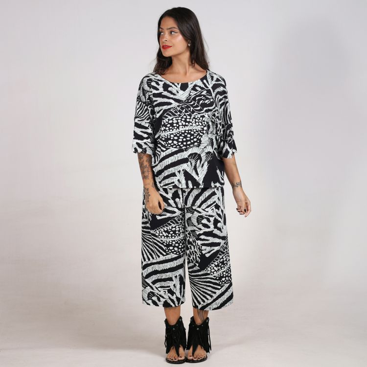 Calça Animal Print Flow