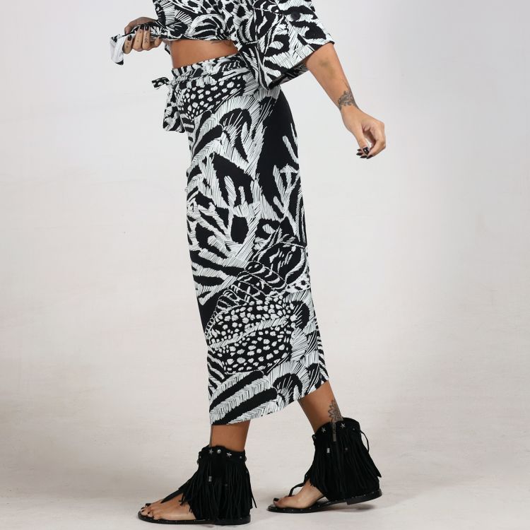 Calça Animal Print Flow