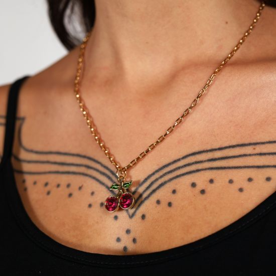 Colar Sweet Cherry Gold