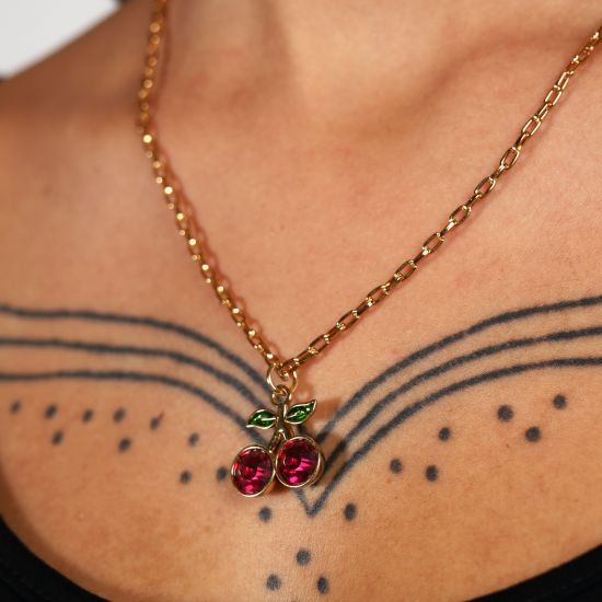 Colar Sweet Cherry Gold