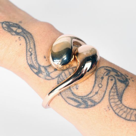 Bracelete Essência Fluida Dourado