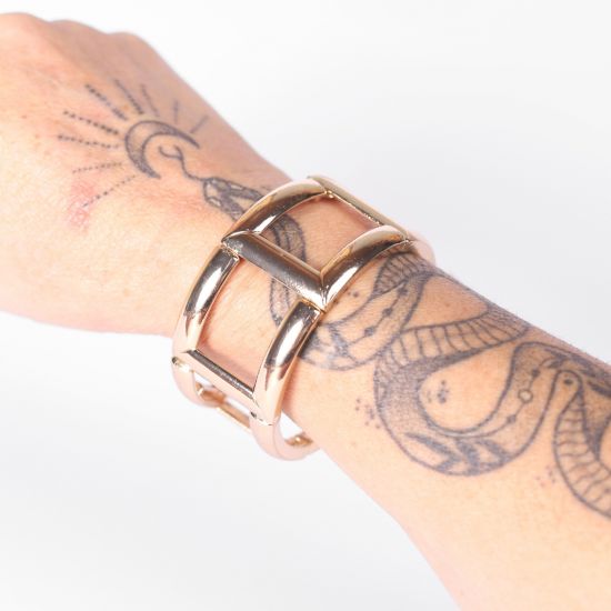 Bracelete Estrutura Dourada