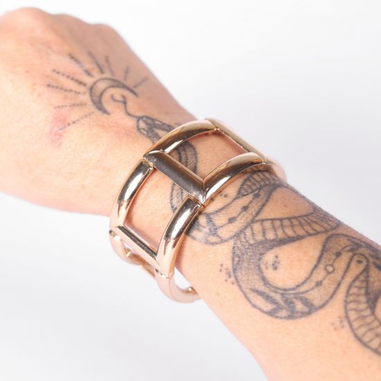 Bracelete Estrutura Dourada