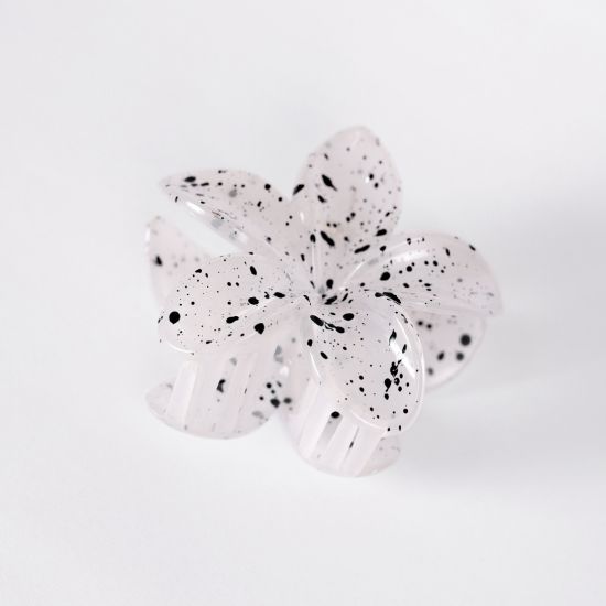 Presilha Flor Pop Dalmata
