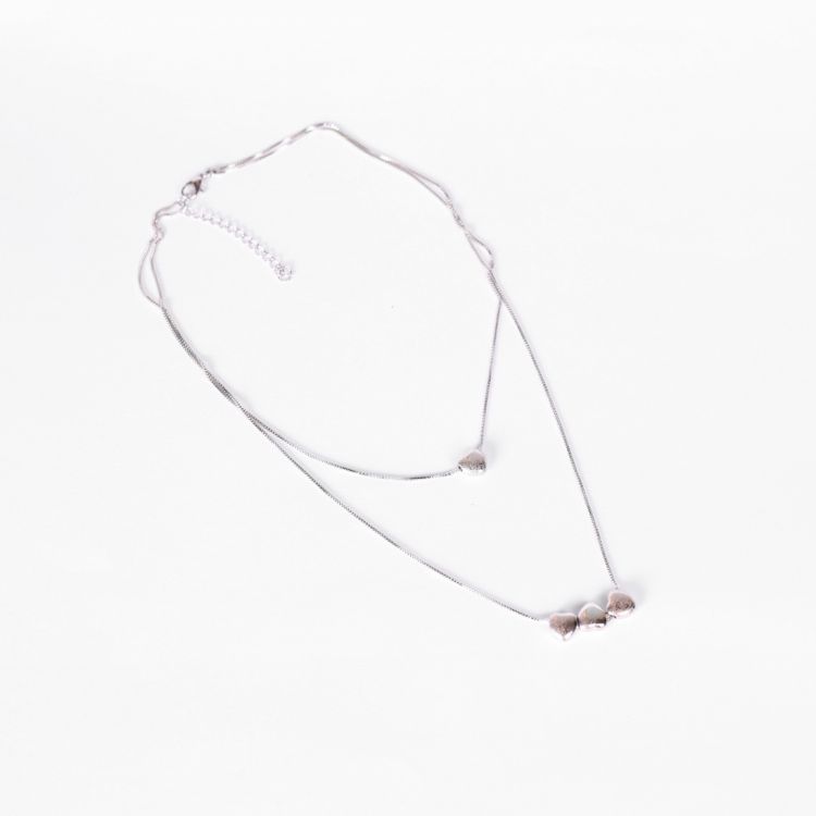 Colar Corações em Camadas