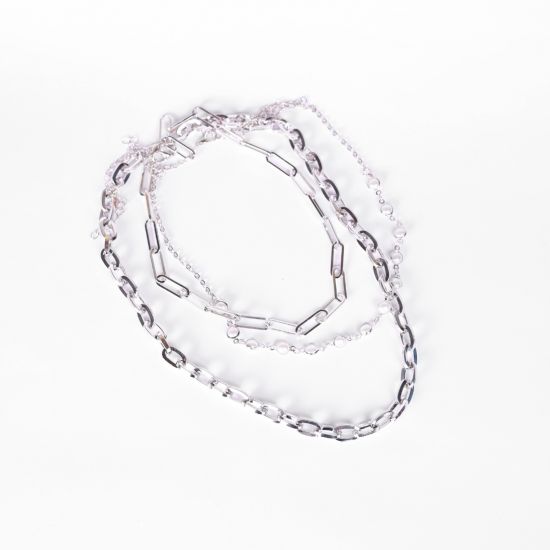 Colar Trio Silver Layers