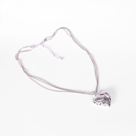 Colar Heart Drop Melted