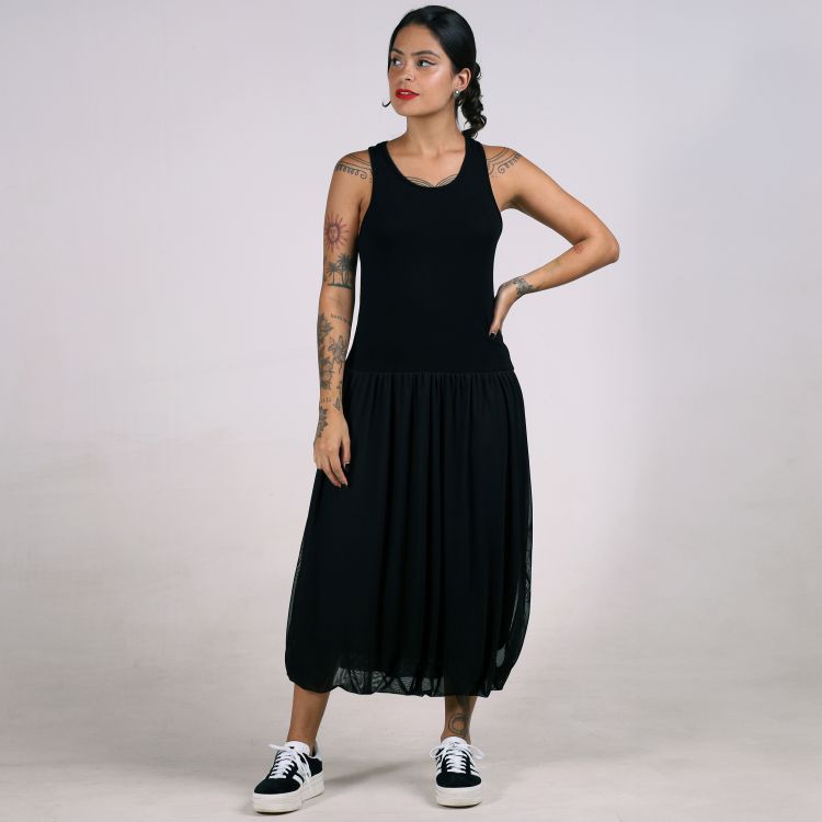 Vestido Midi Balonê