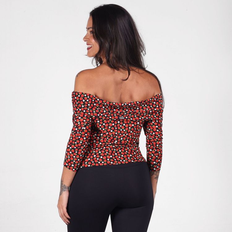 Blusa Ombro a Ombro Moranguinho