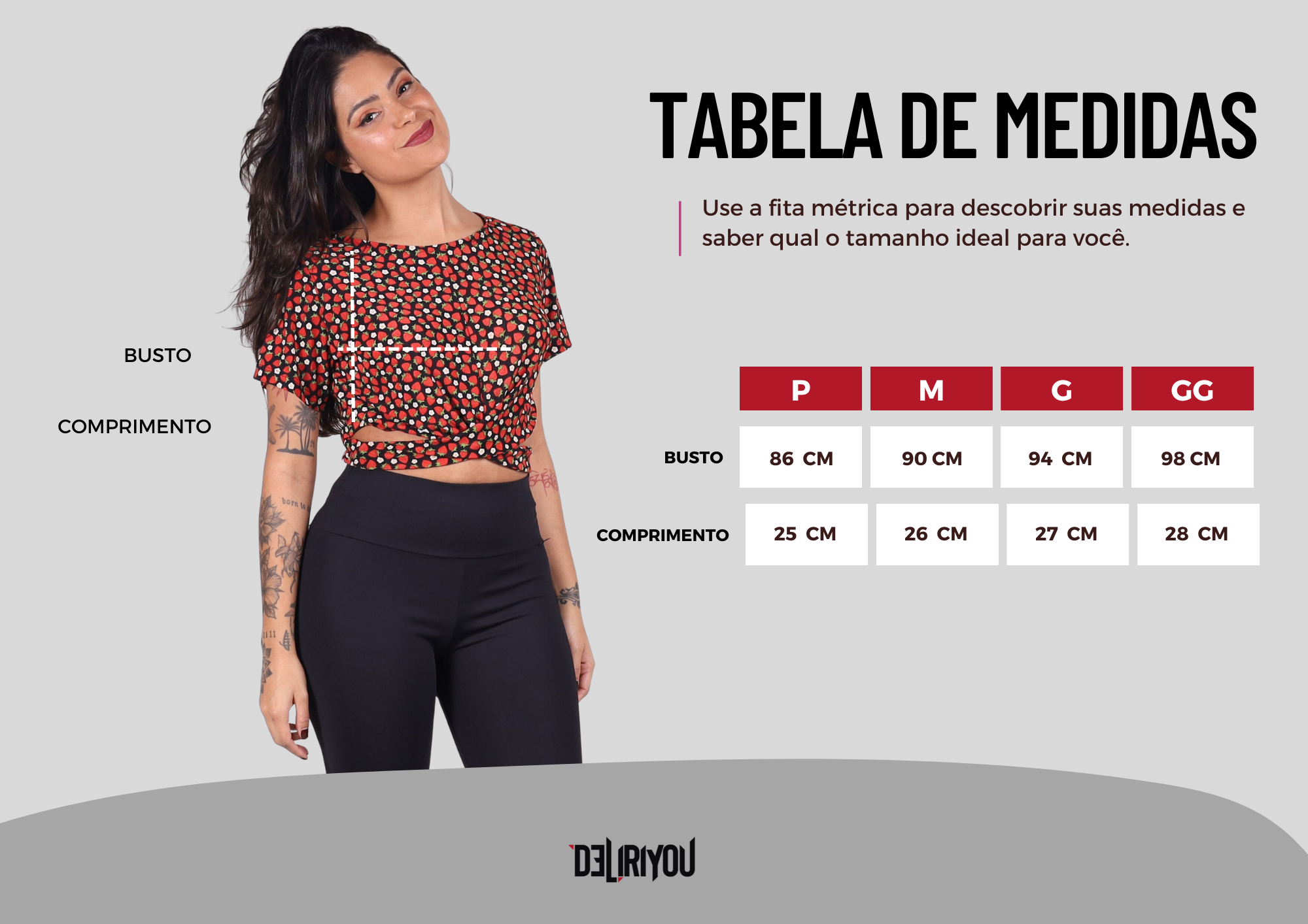 Tabela de medidas
