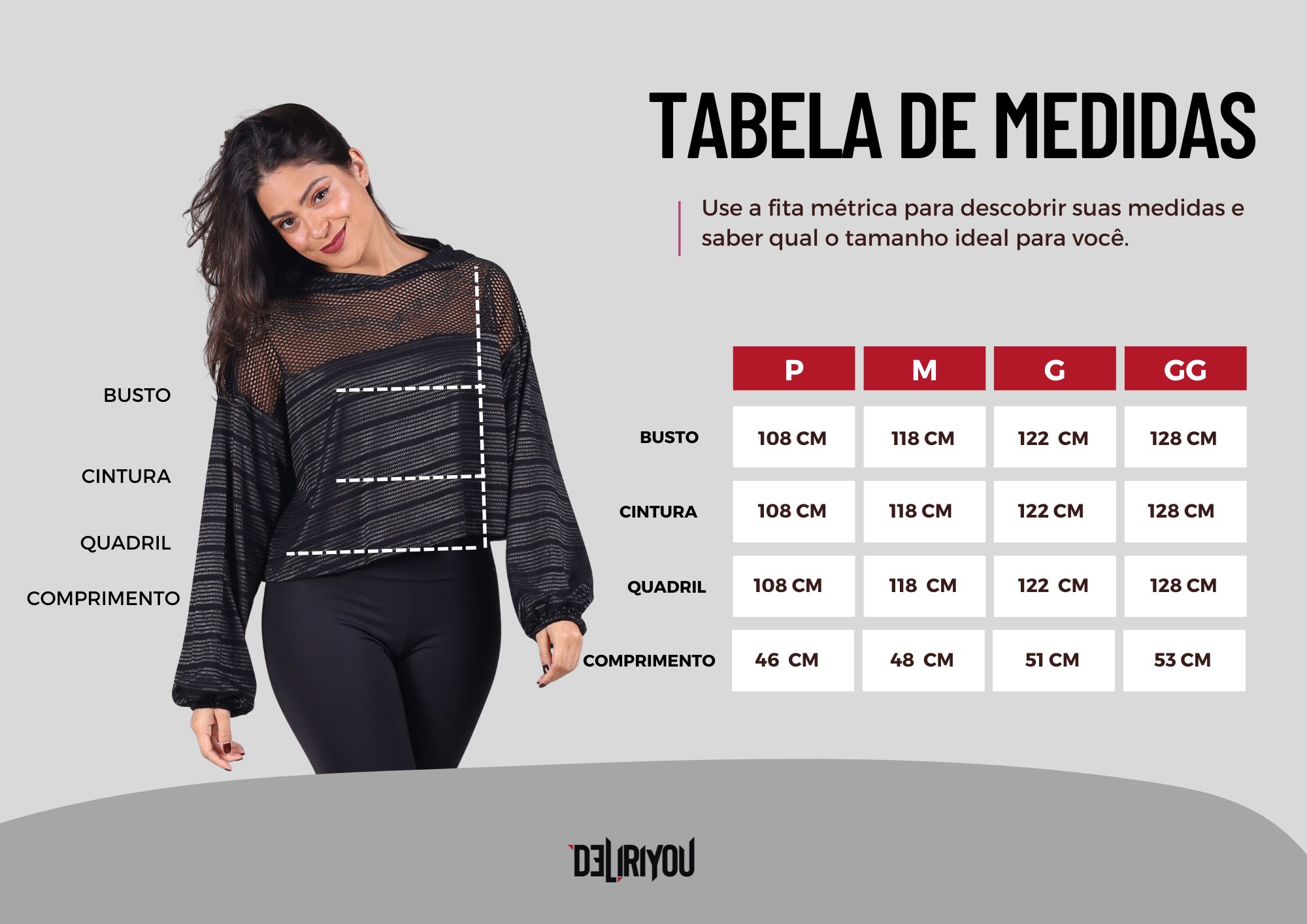 Tabela de medidas