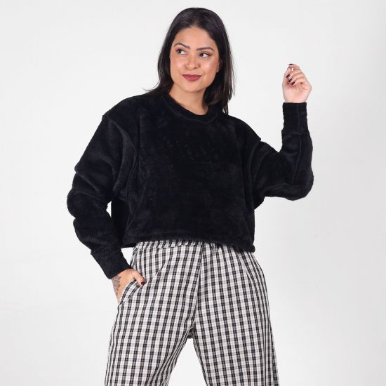 Casaco Teddy Cropped