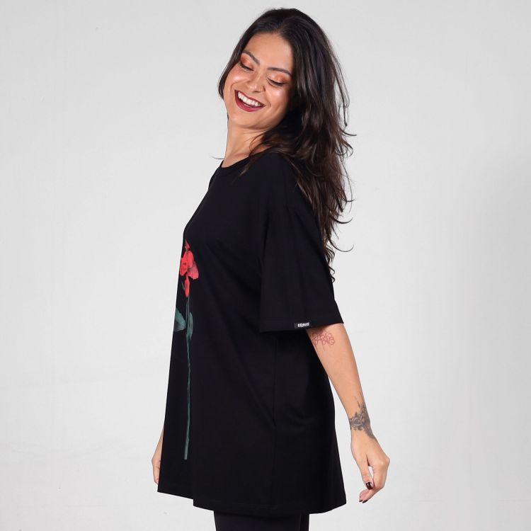 Blusa Canoa Rosa Essencial