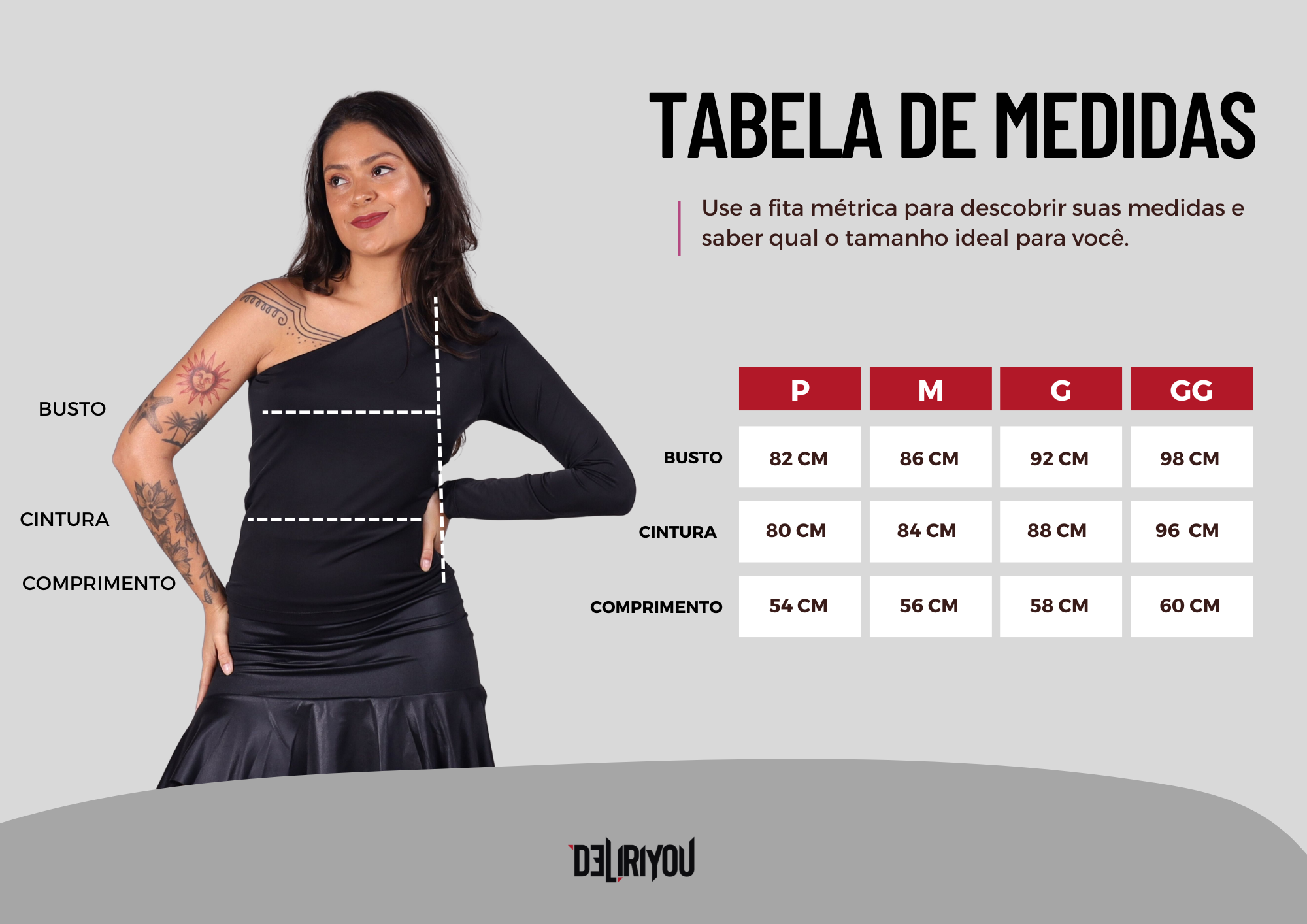 Tabela de medidas