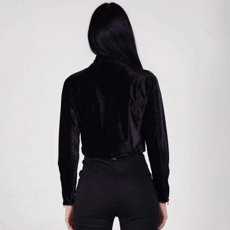 Blusa Cacharrel Veludo Deliriyou