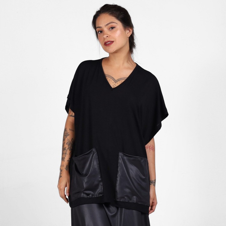 Blusa Max Black Bolso