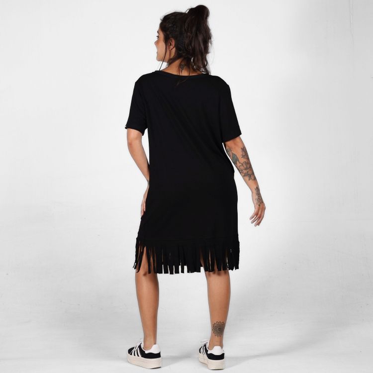 Vestido T-Shirt Fringe