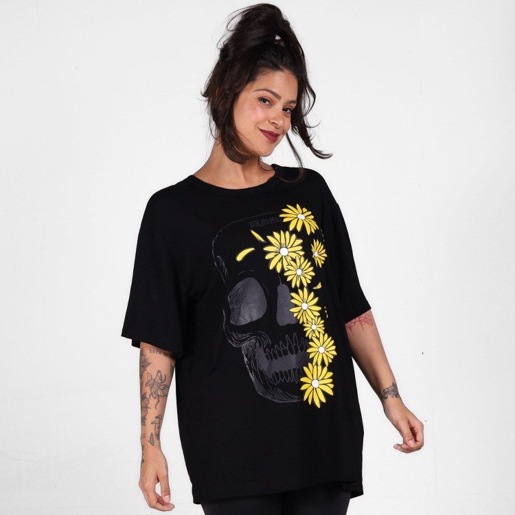 Blusa Margarida Skull
