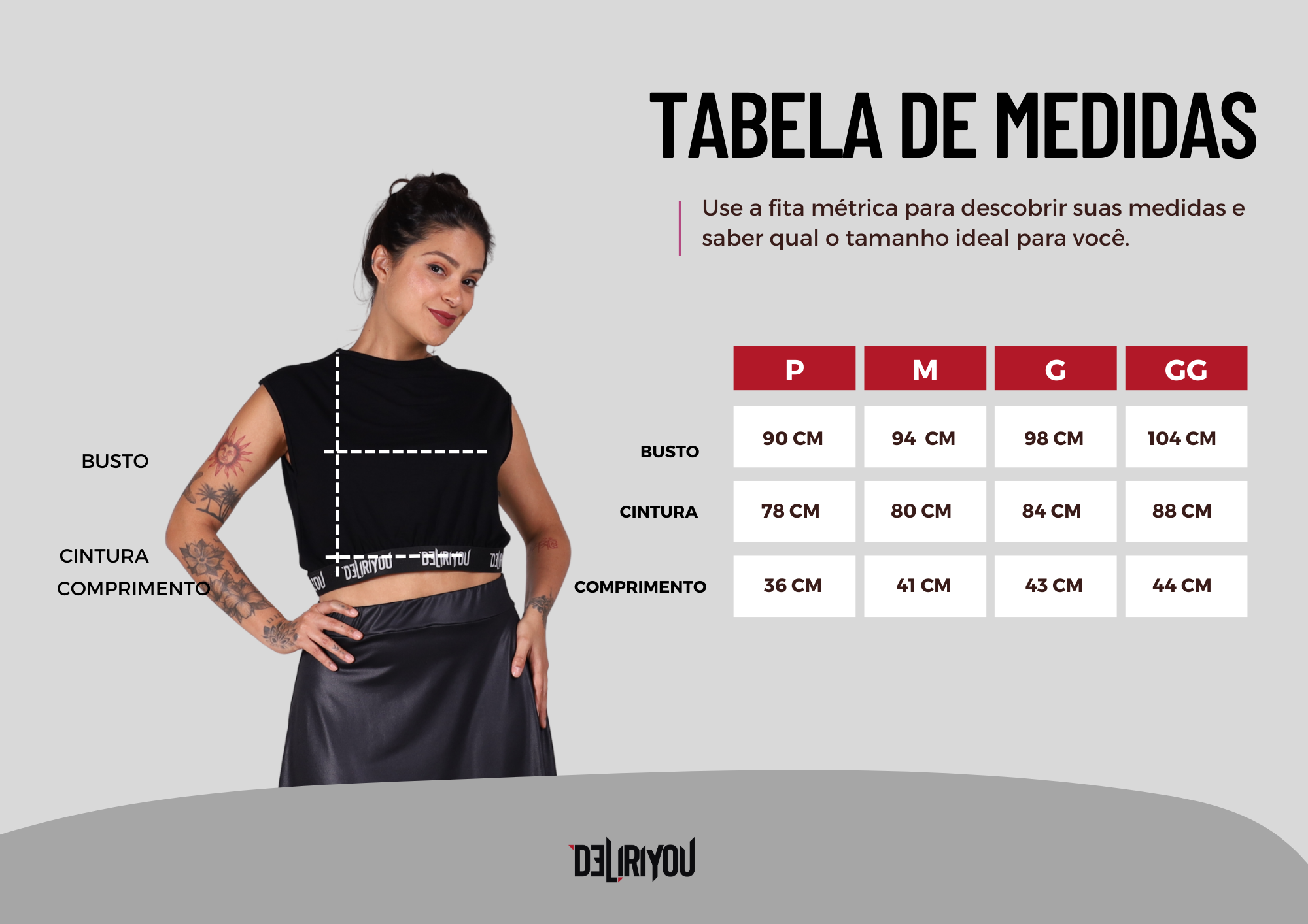 Tabela de medidas