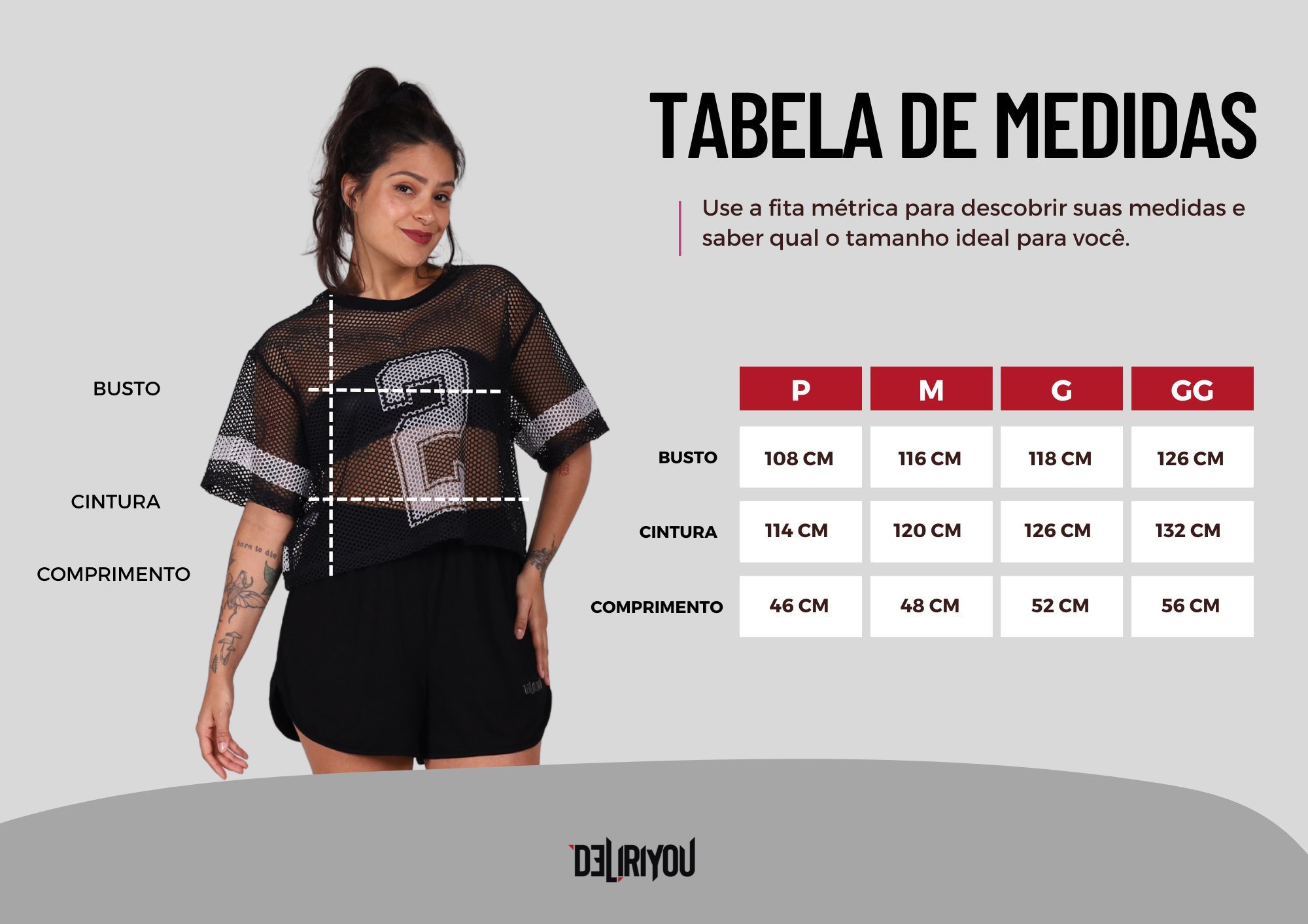 Tabela de medidas