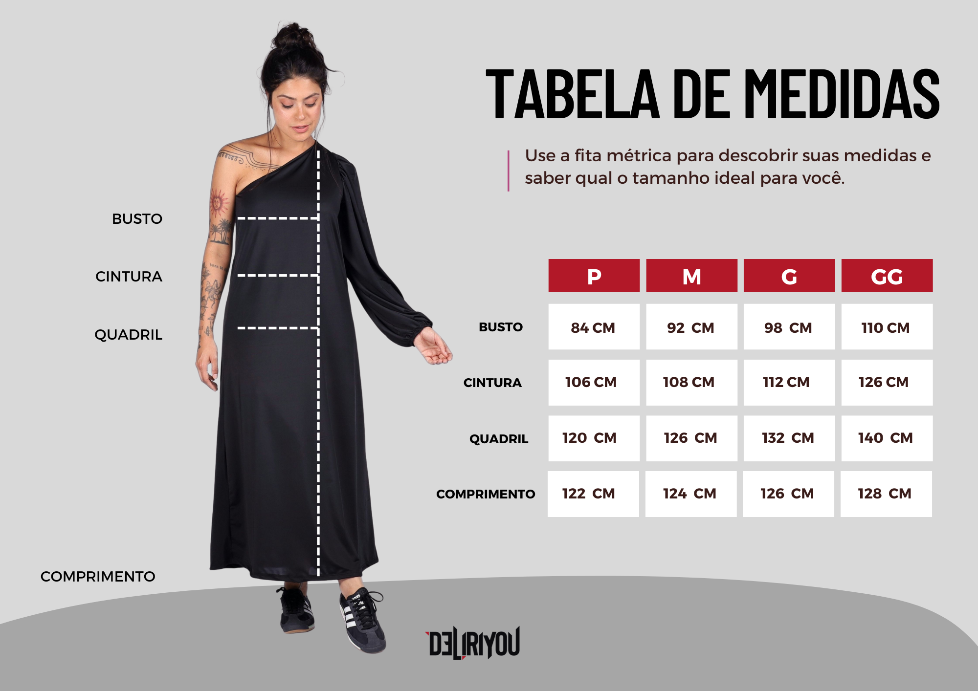 Tabela de medidas