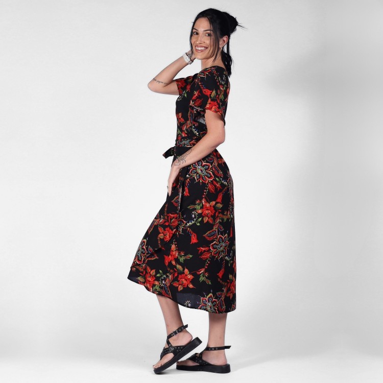 Vestido Transpassado Upside Down