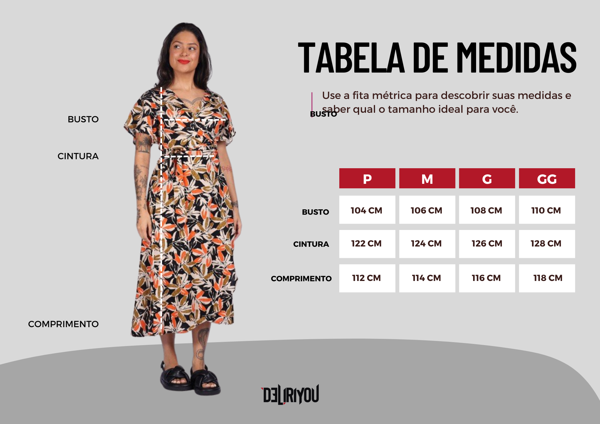 Tabela de medidas