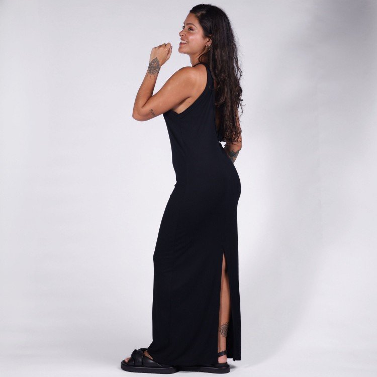 Vestido Rib Deep Back