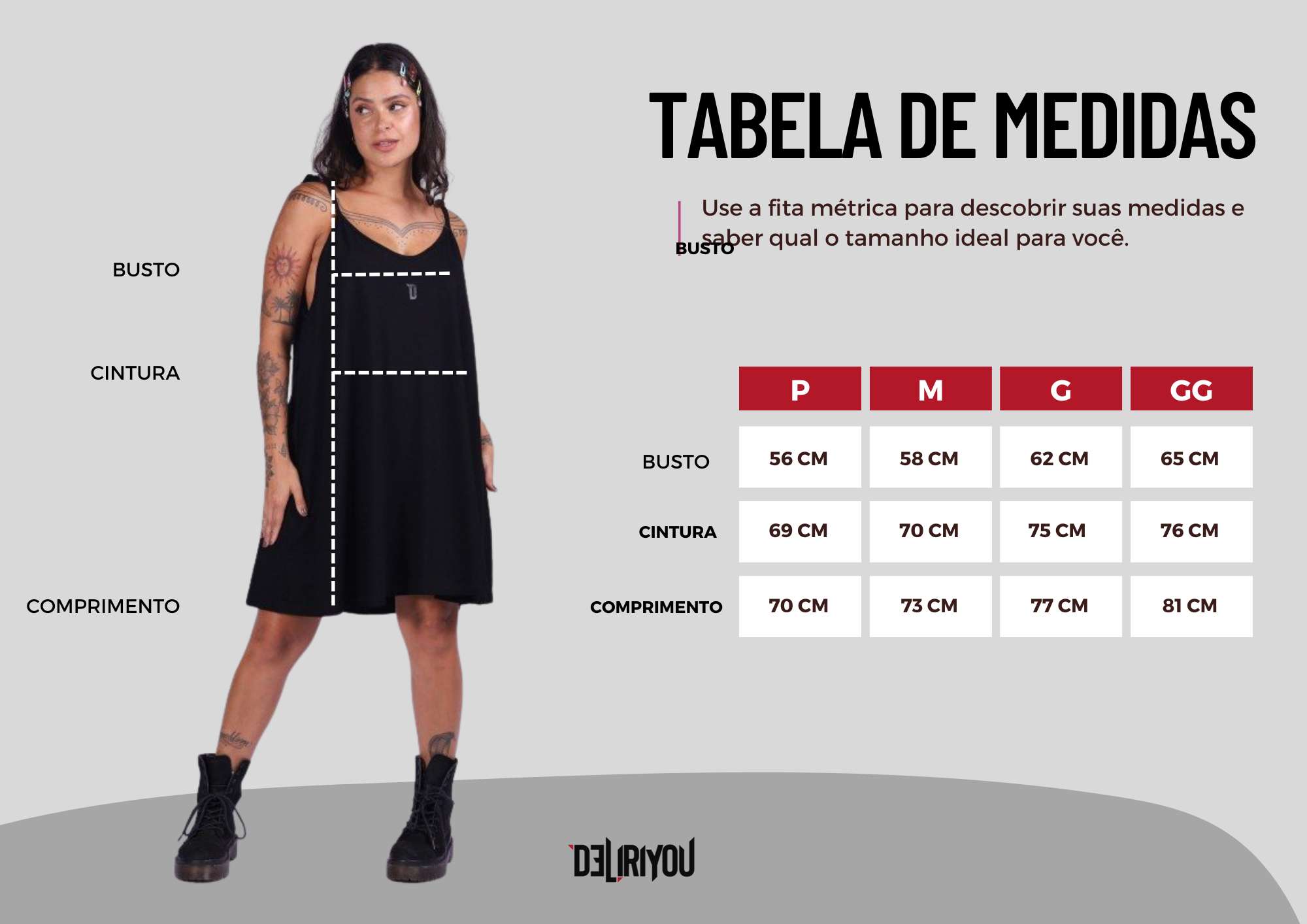 Tabela de medidas