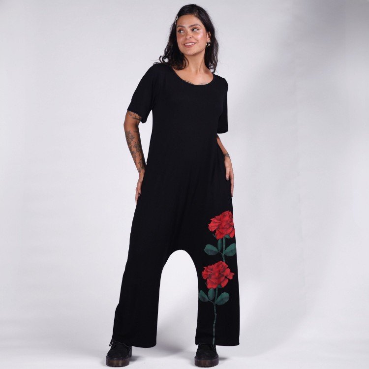 Macacão Saruel Rose Garden