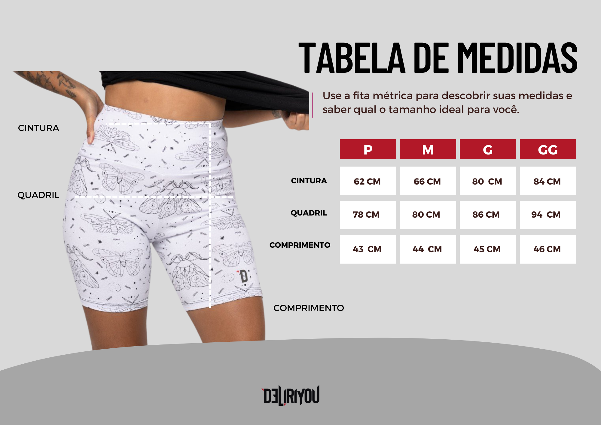 Tabela de medidas
