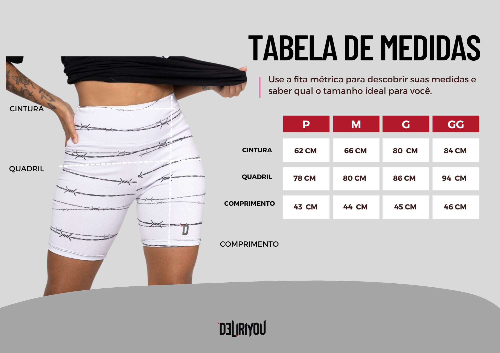 Tabela de medidas