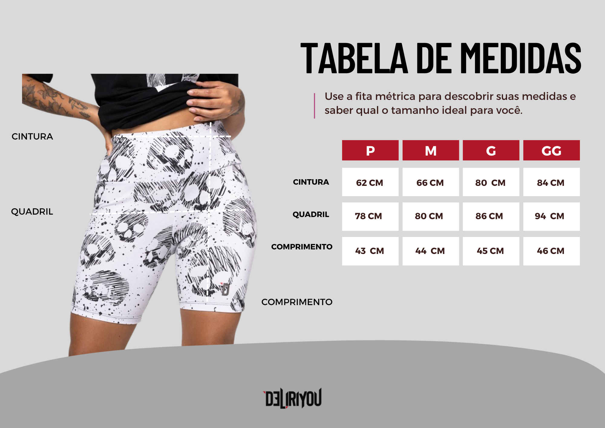 Tabela de medidas