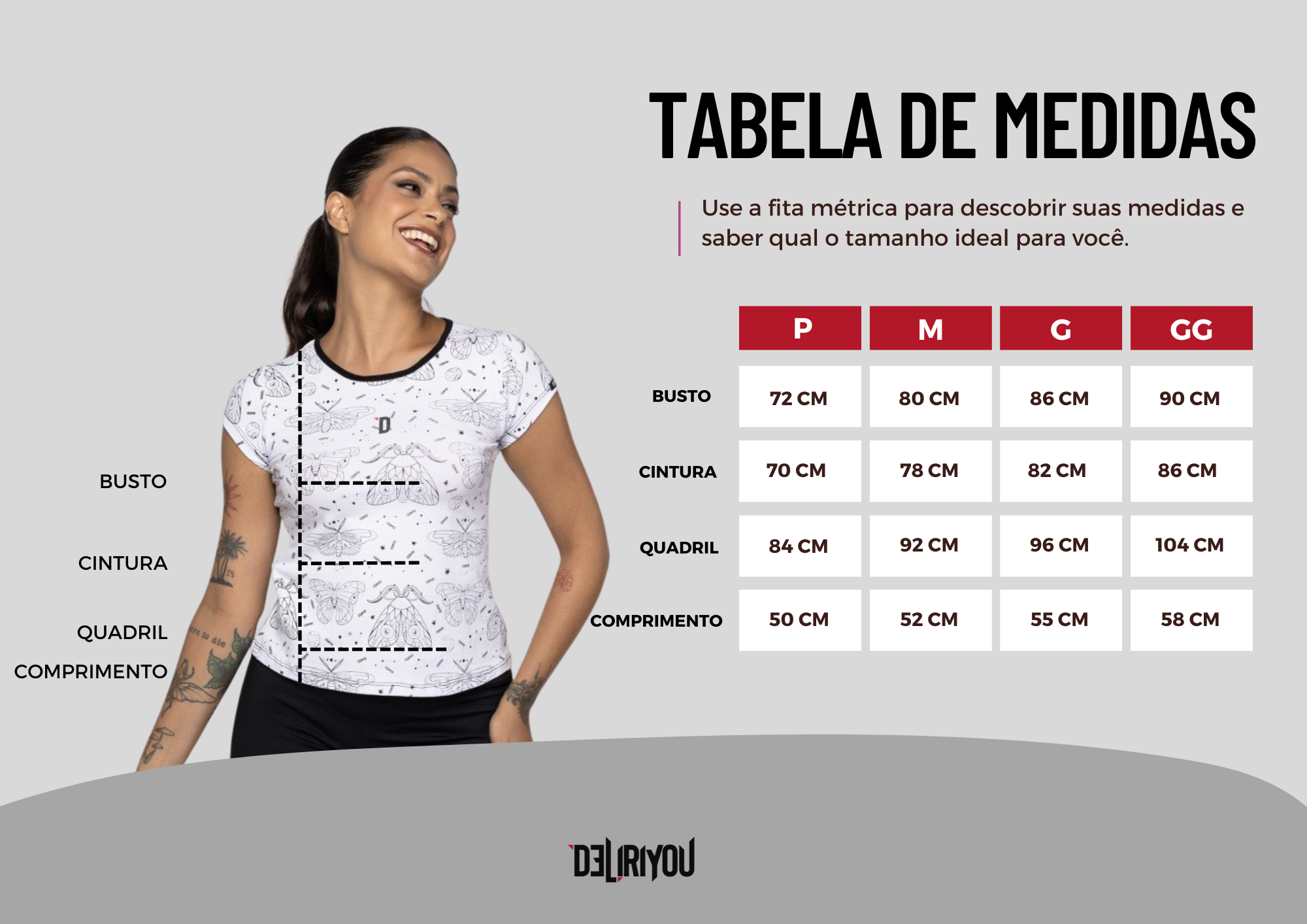Tabela de medidas
